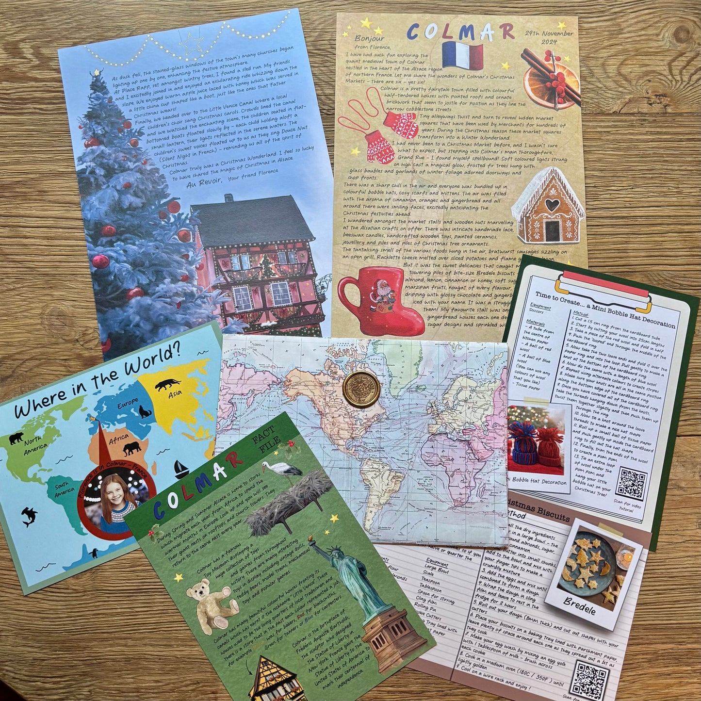 Colmar, France PDF letter Digital Download December 2024