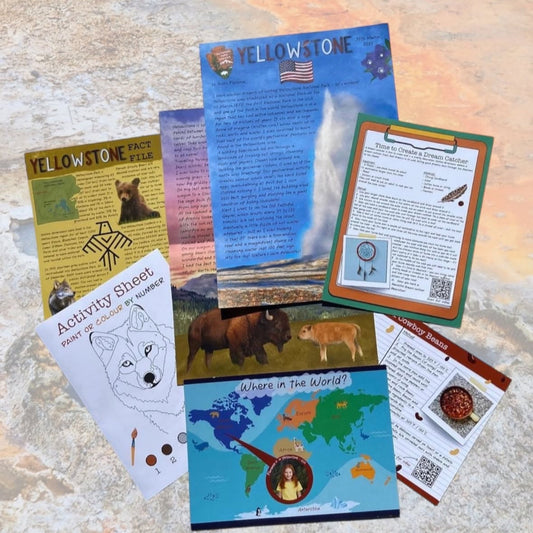 Yellowstone, USA PDF letter Digital Download April 2025